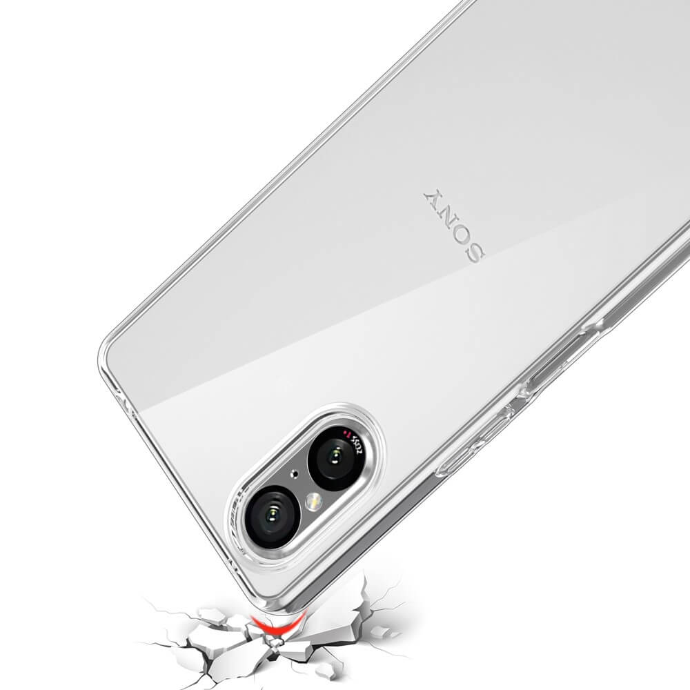 Sony Xperia 5 V - Silikon Gummi Case transparent