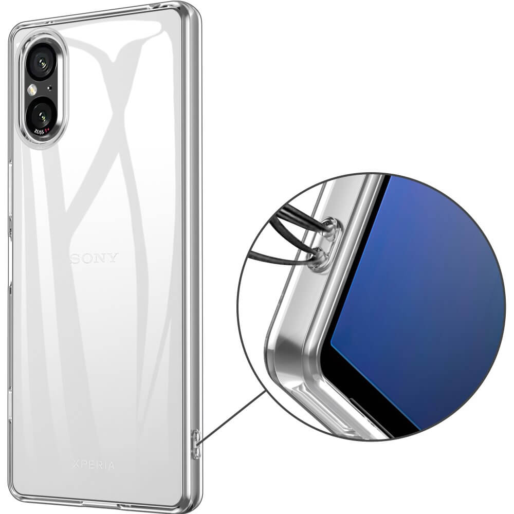 Sony Xperia 5 V - Silikon Gummi Case transparent