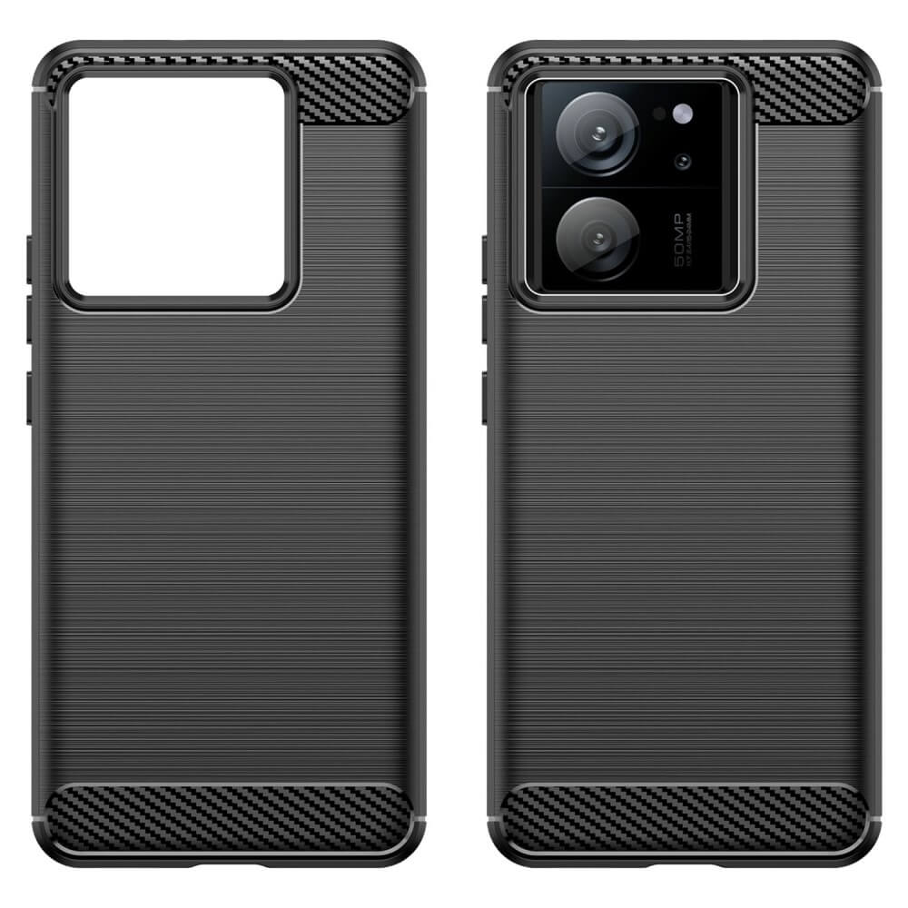 Xiaomi 13T / 13T Pro - Cover In Metallo Carbon Look