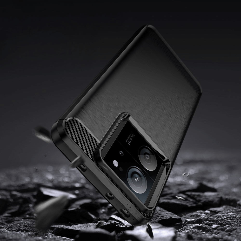 Xiaomi 13T / 13T Pro - Cover In Metallo Carbon Look