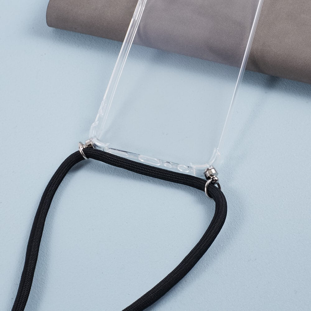 OPPO A78 4G - Hülle mit Umhängeband transparent