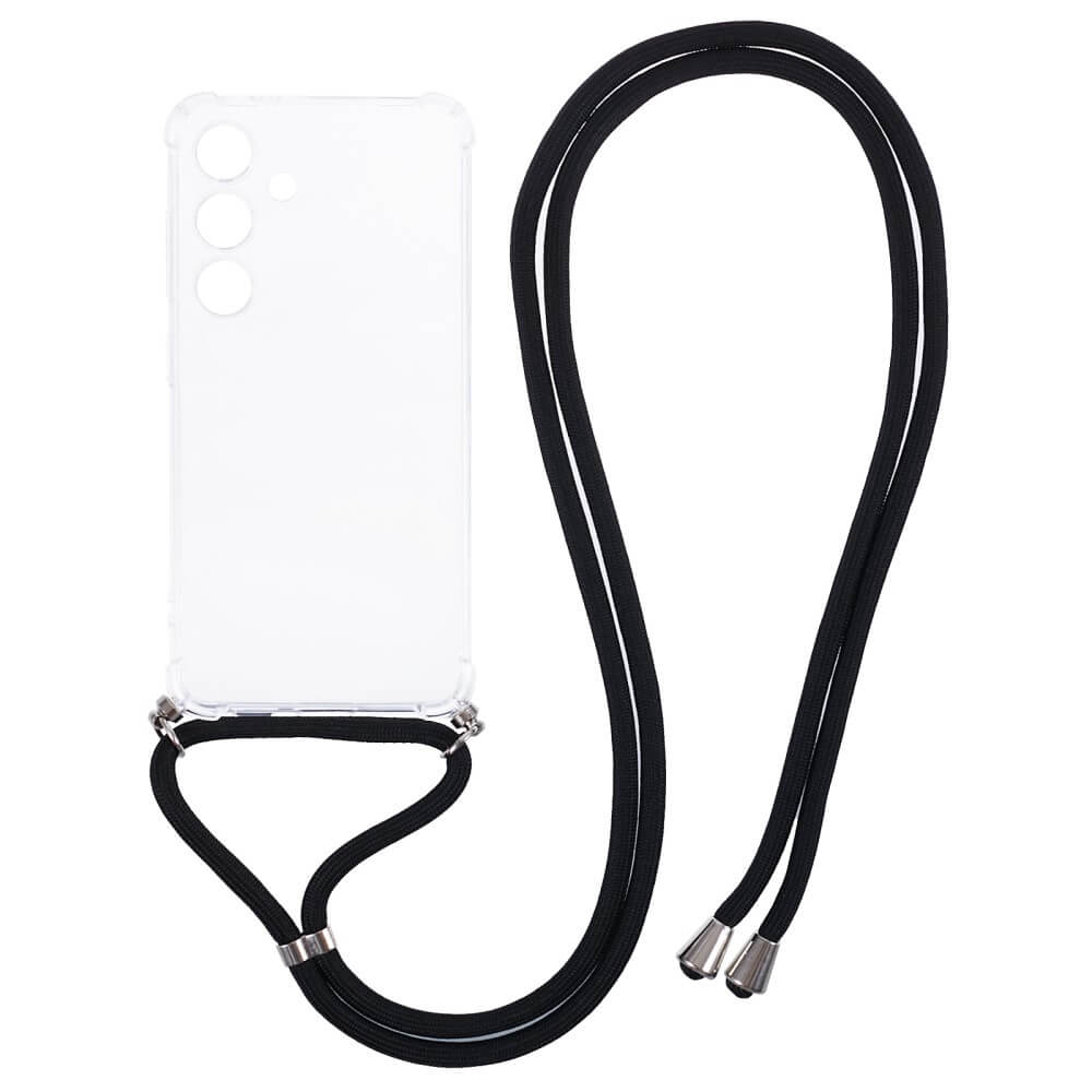 Galaxy S24 - Hülle mit Umhängeband transparent