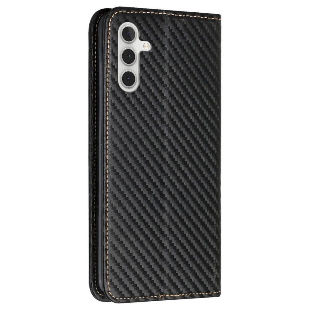 Galaxy S24 - Carbon Look Flip Case Cover