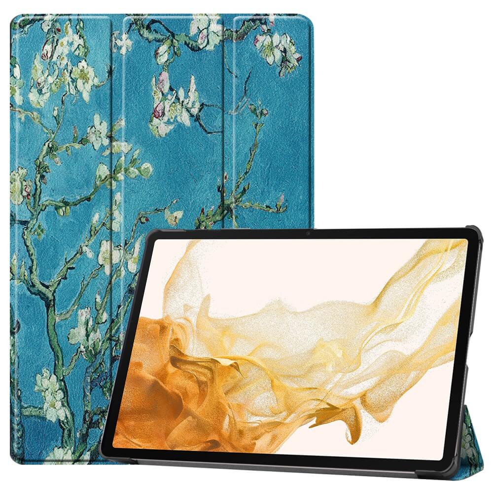 Galaxy Tab S9+ - Tri-fold Smart Case Blüten