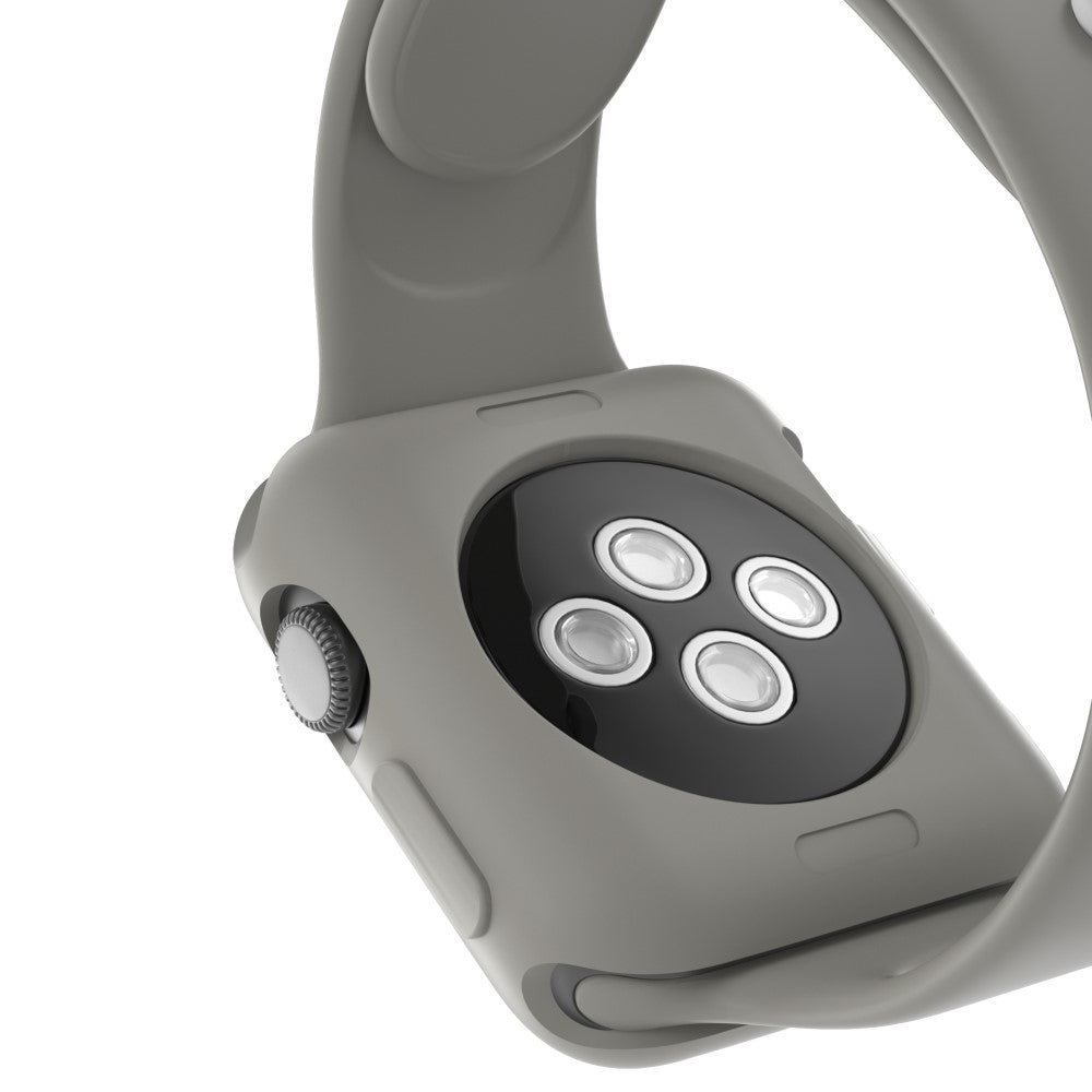Apple Watch 38mm - Custodia di protezione in gomma grigia