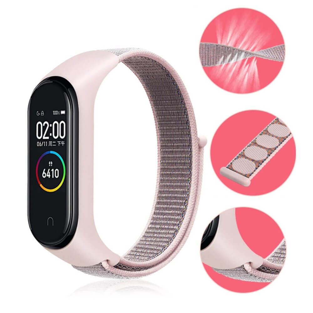 Xiaomi Mi Band - Braccialetto In Nylon Con Velcro