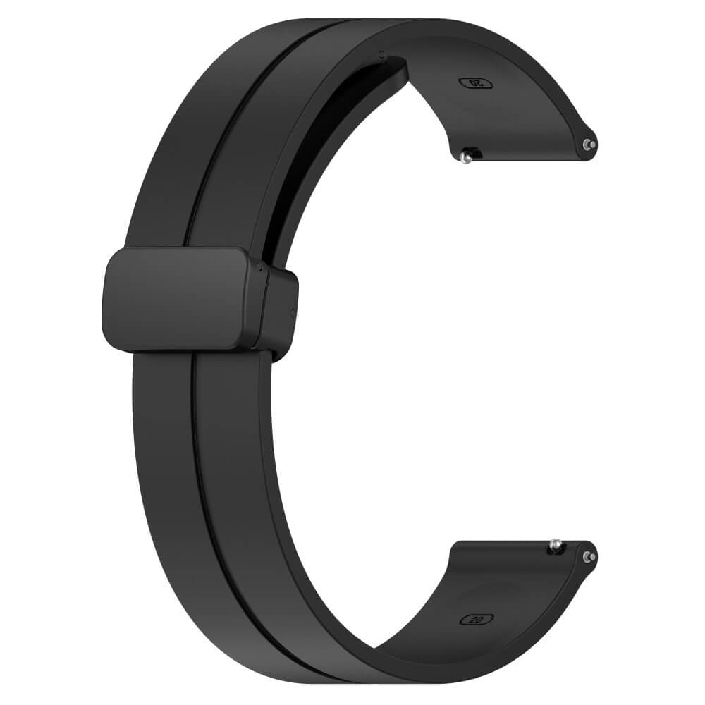 Silikon Ersatzarmband 20mm schwarz