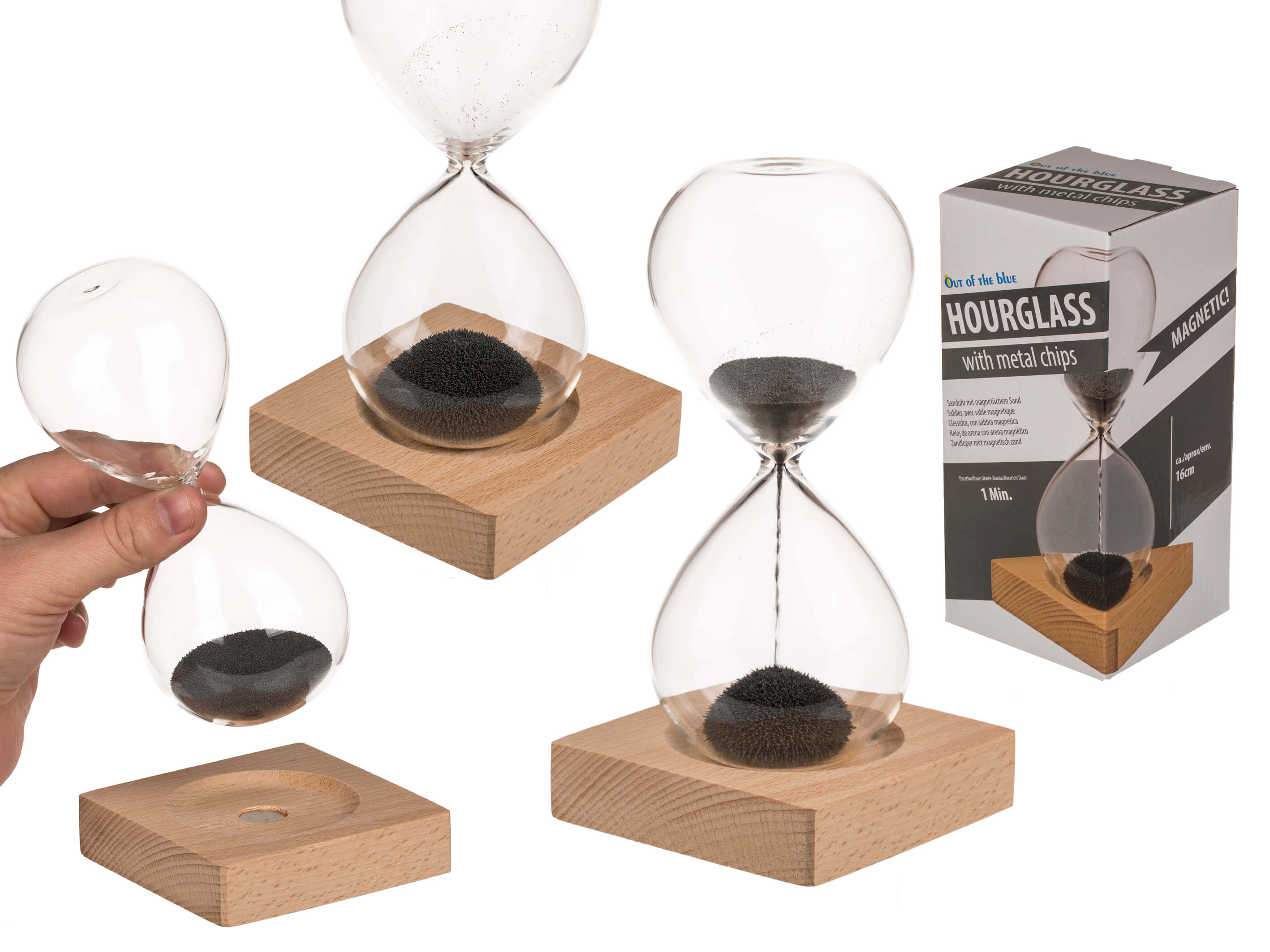 Sanduhr mit magnetischem Sand
