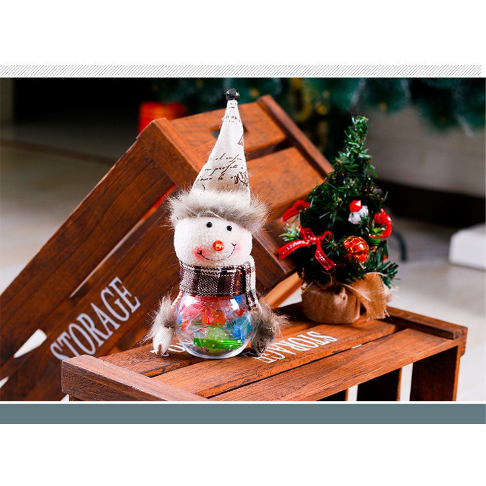 Weihnachten Winter Deko Behälter Schneemann