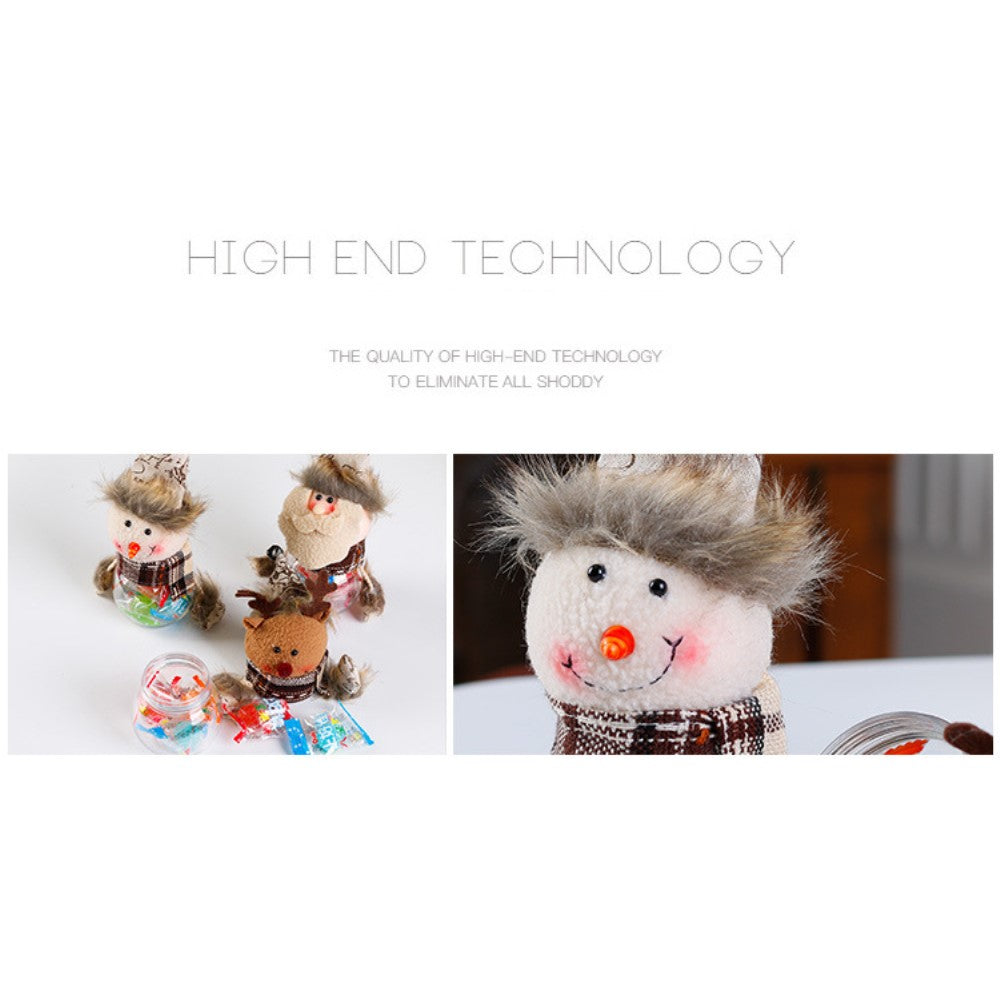 Weihnachten Winter Deko Behälter Schneemann