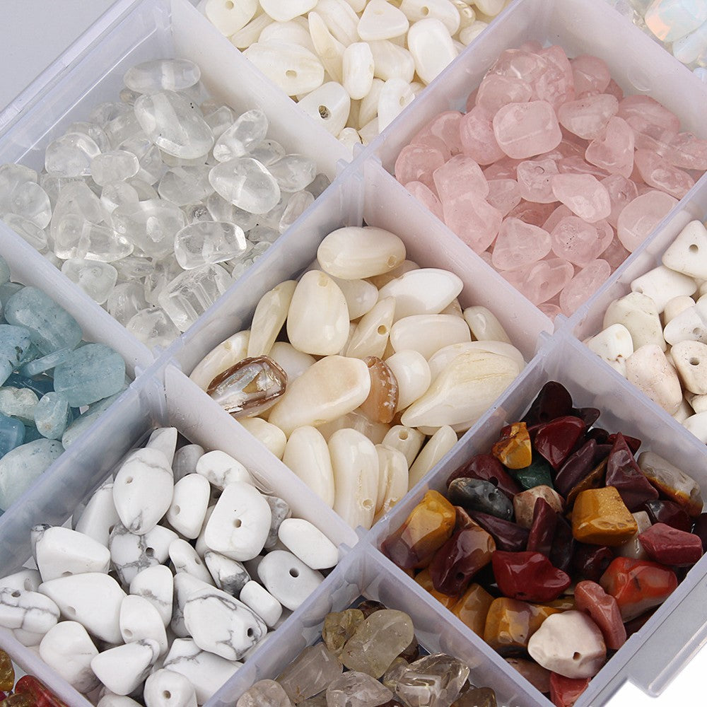 DIY Steine Schmuckset 15-teilig