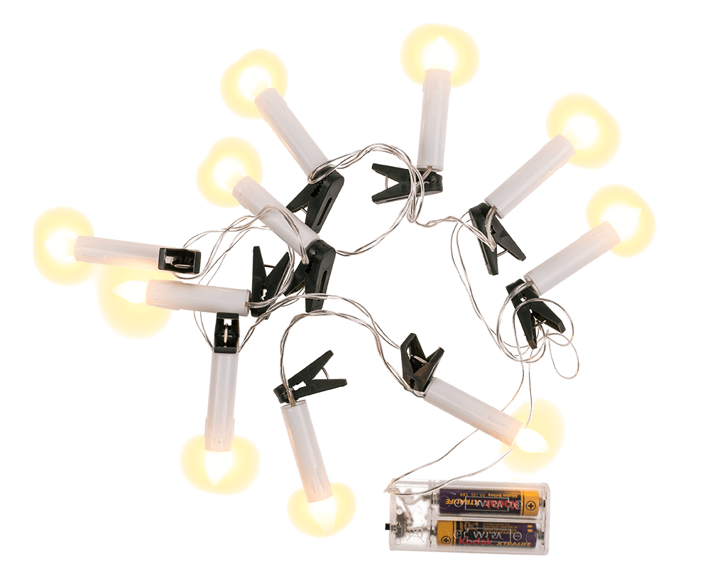 LED Lichterkette LED-Kerzen