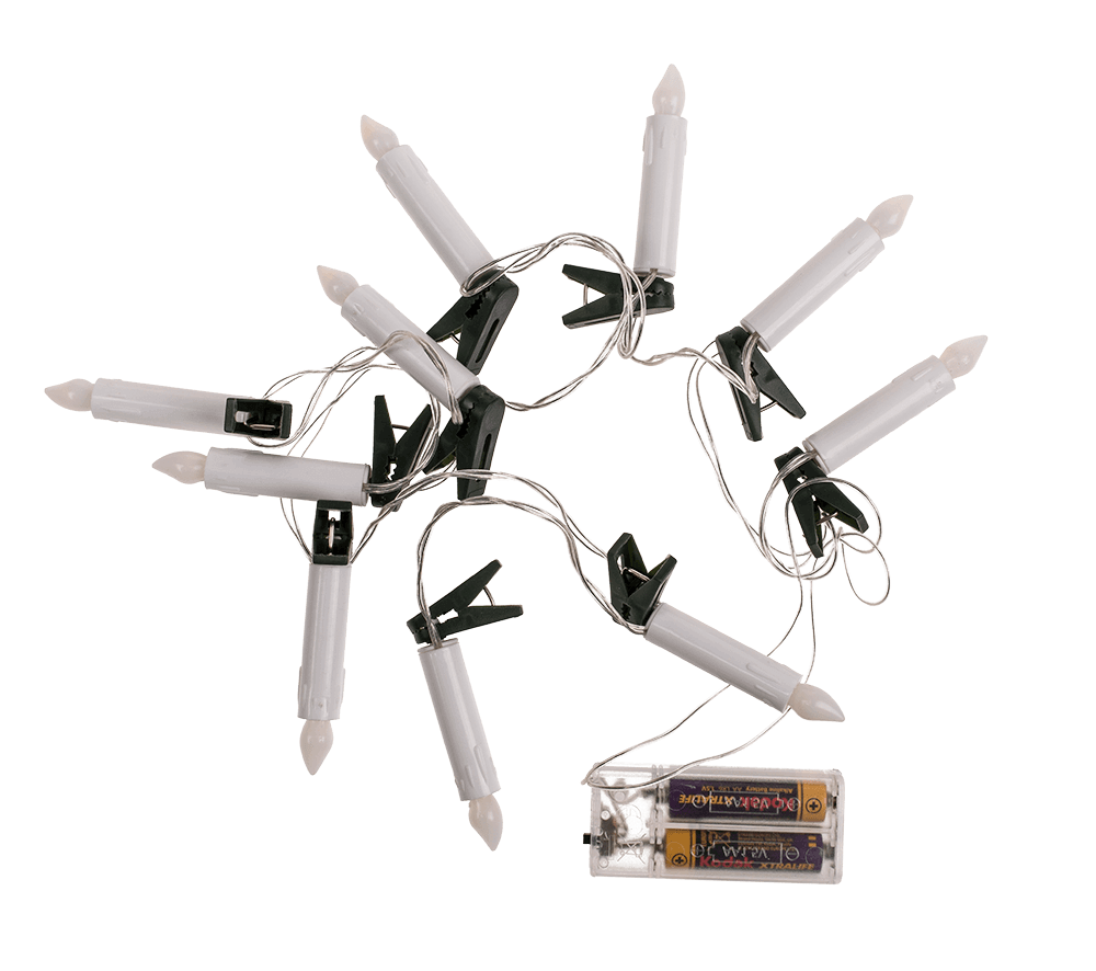 LED Lichterkette LED-Kerzen