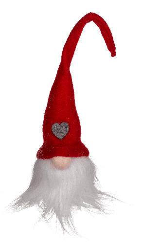 Weihnachtswichtel mit LED zum Aufhängen