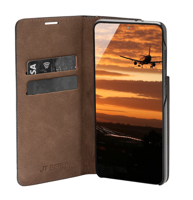 Galaxy A42 - JT Berlin Tegel Flip Case schwarz