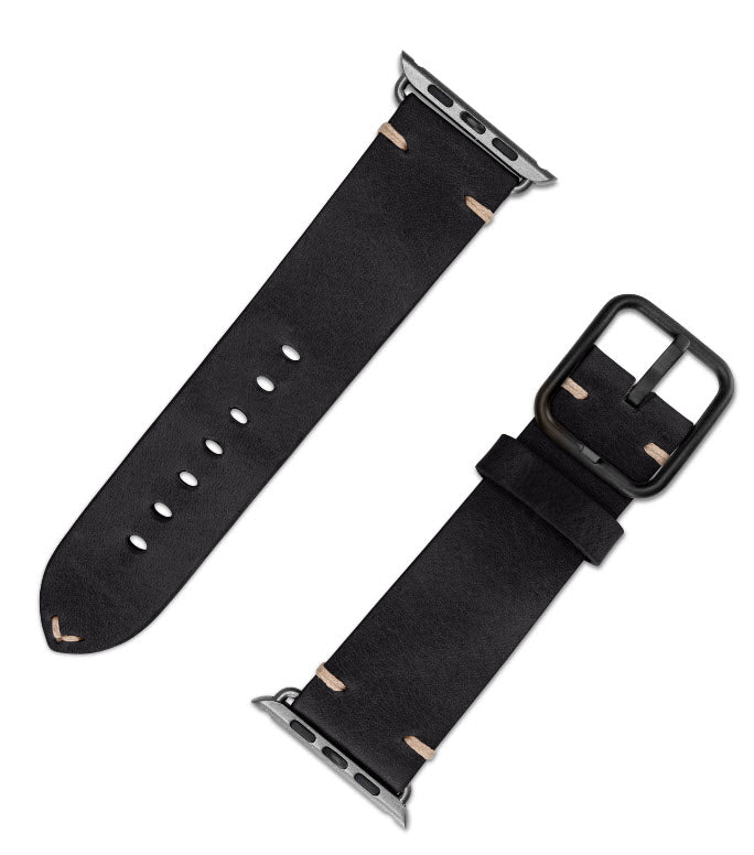 Apple Watch 42/44/45/49mm - JT Berlin Alex Vintage schwarz