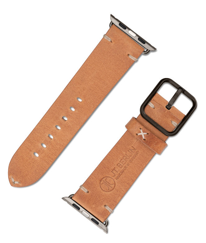 Apple Watch 42/44/45/49mm - JT Berlin Alex Vintage cognac