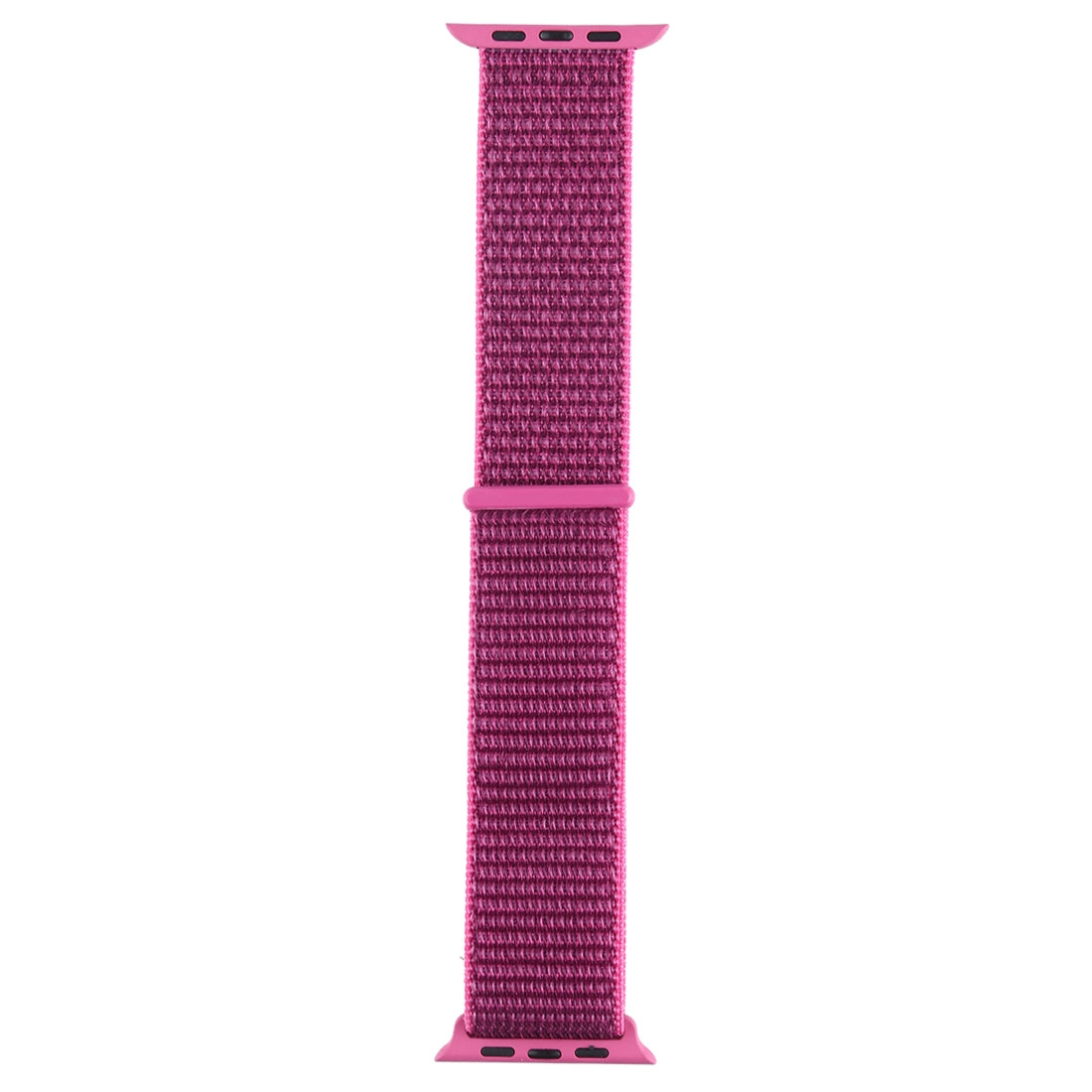 Apple Watch 42/44/45/49mm - Nylon Armband mit Klettverschluss violett