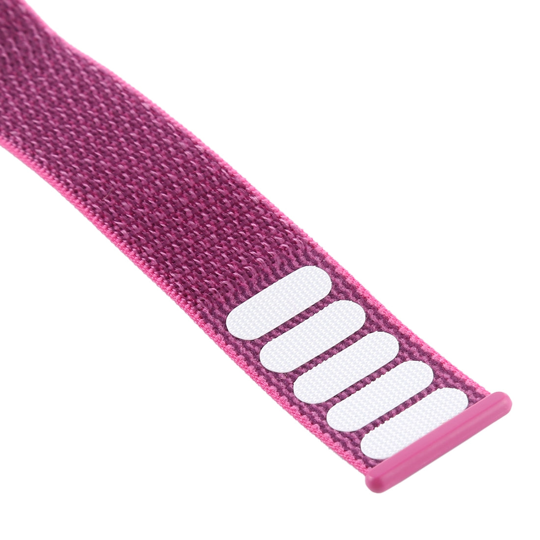 Apple Watch 42/44/45/49mm - Nylon Armband mit Klettverschluss violett