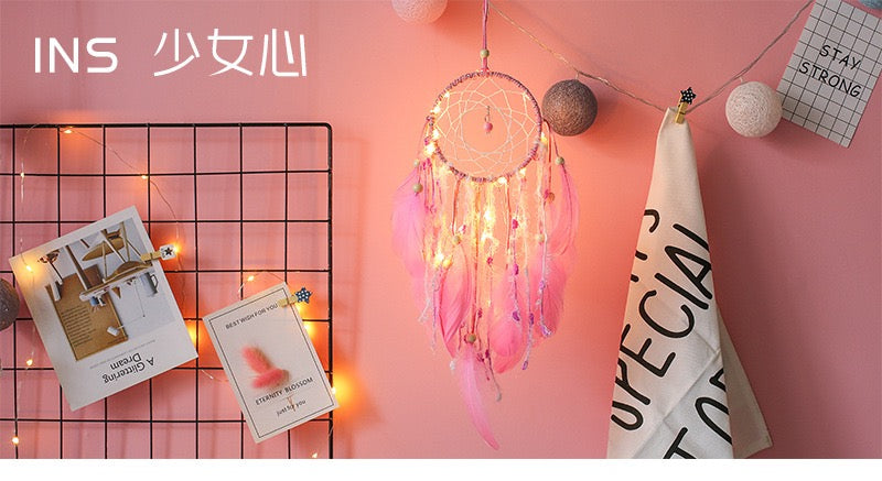 DIY Bastel-Set Traumfänger zum selber gestalten mit LED