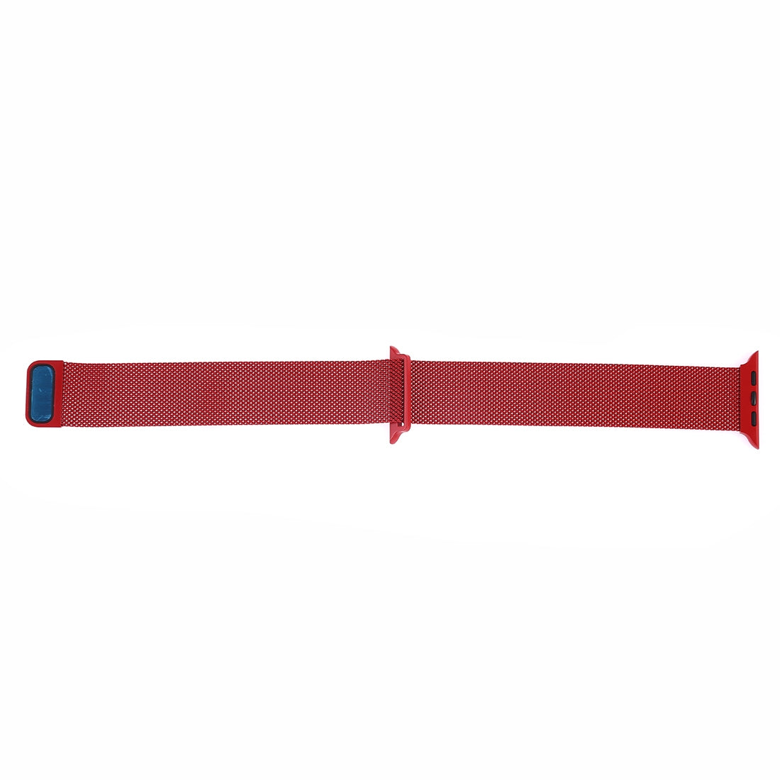 Apple Watch 42/44/45/49mm - Milanaise Edelstahl Armband rot