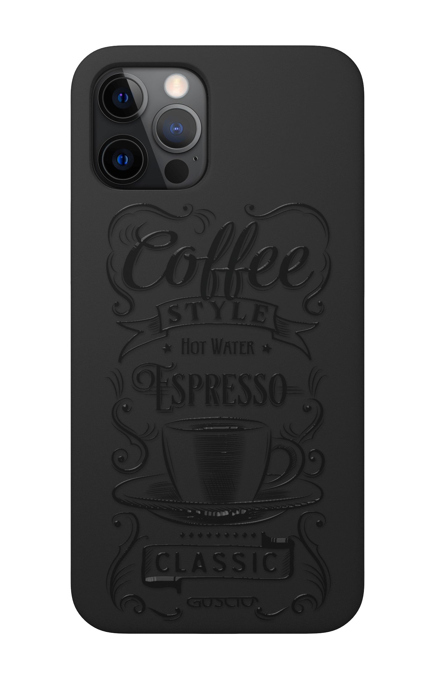 iPhone 12 mini - GUSCIO Skin Feeling Cover Coffee