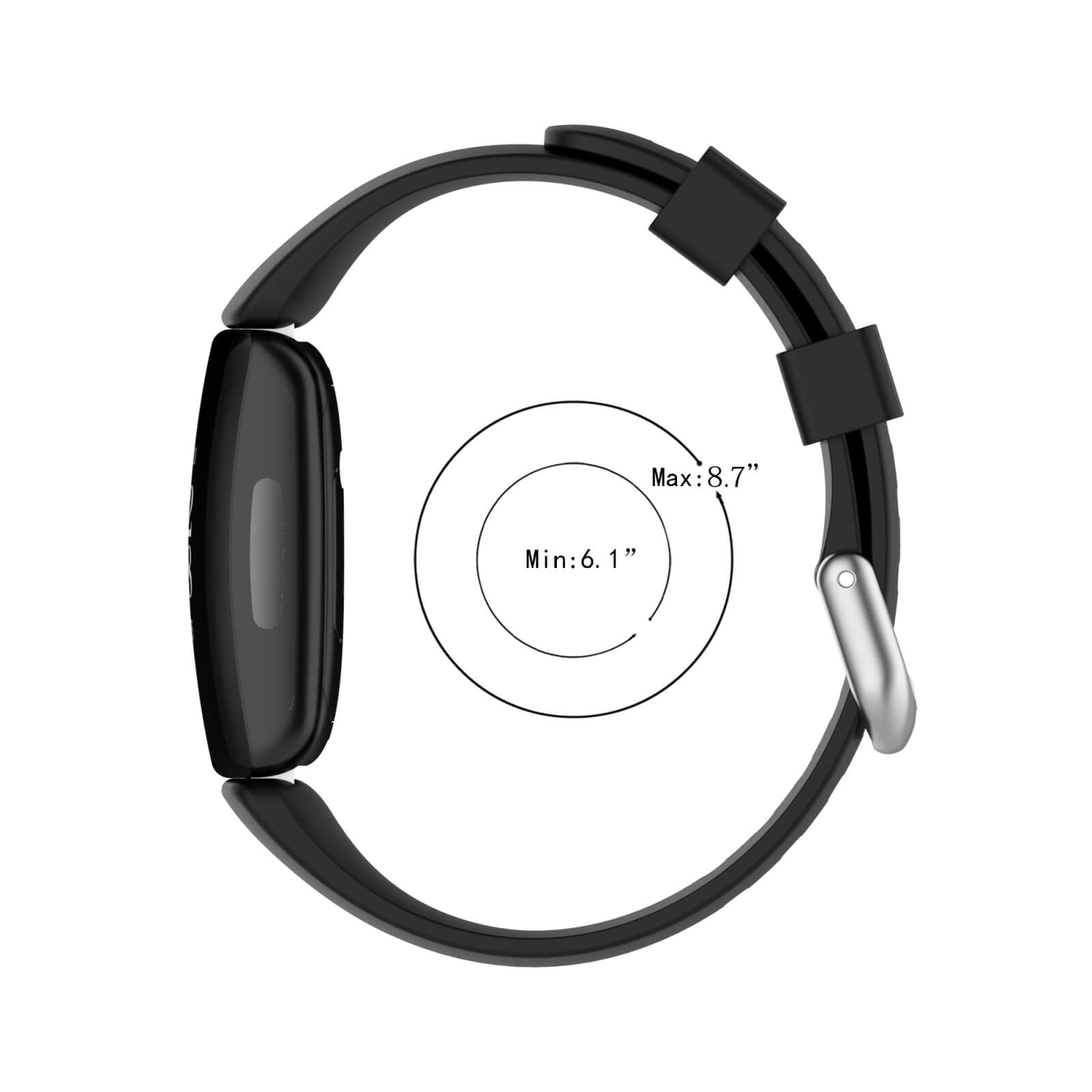 Fitbit Inspire 2 - Silikon Ersatzarmband blau