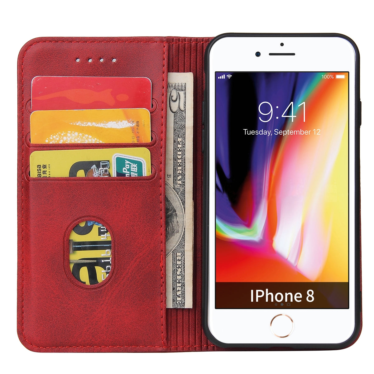 iPhone SE / 8 / 7 - Stand Flip Case Cover
