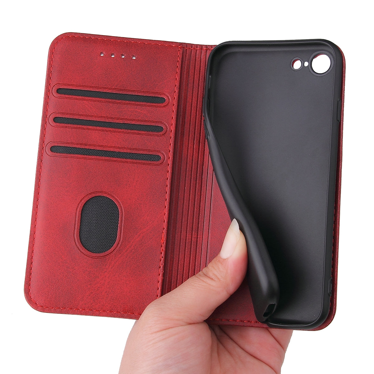 iPhone SE / 8 / 7 - Stand Flip Case Cover