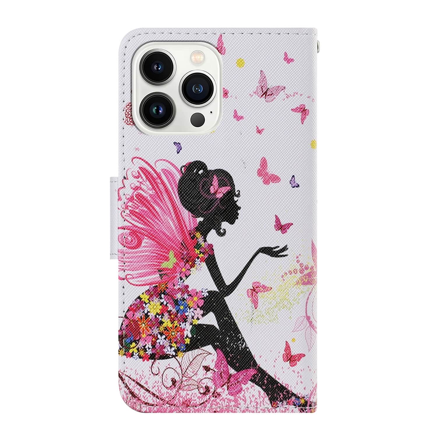 iPhone 14 Pro Max - Leather Case Cover Daisies