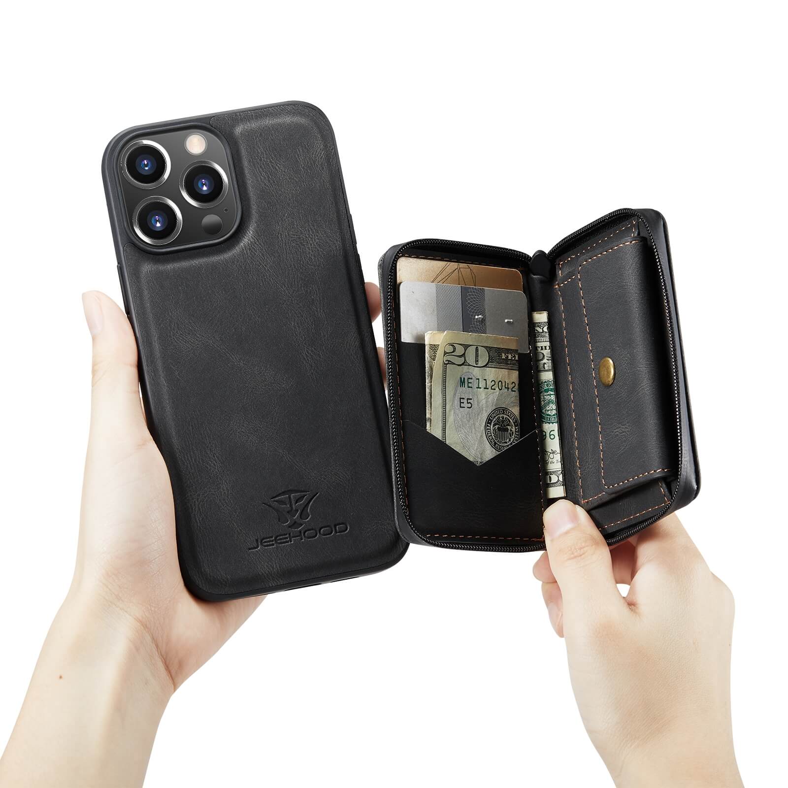 iPhone 14 Pro - Hülle mit Kreditkarten Etui
