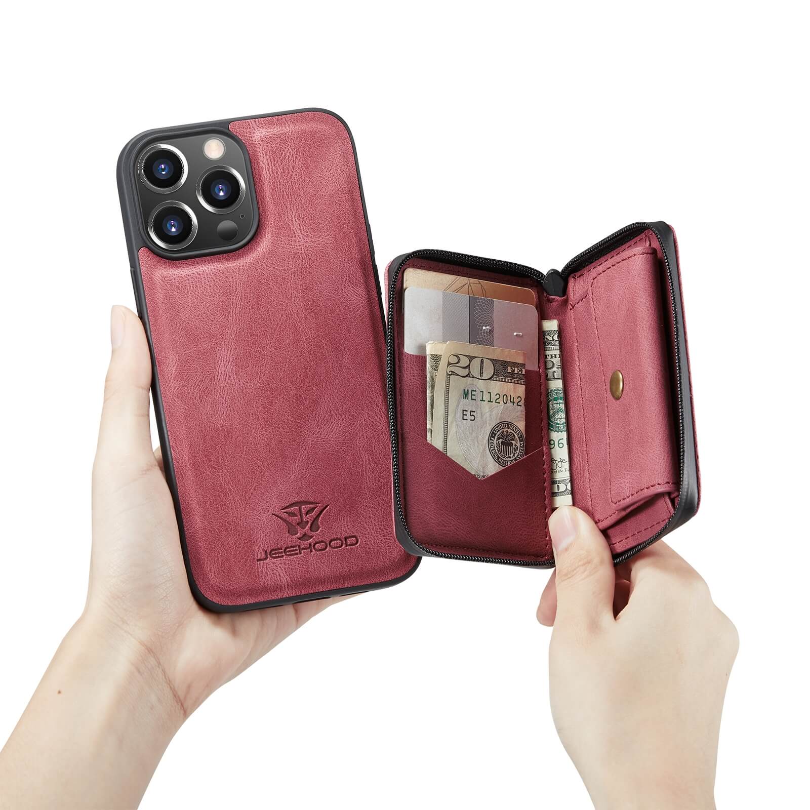 iPhone 14 Pro - Hülle mit Kreditkarten Etui
