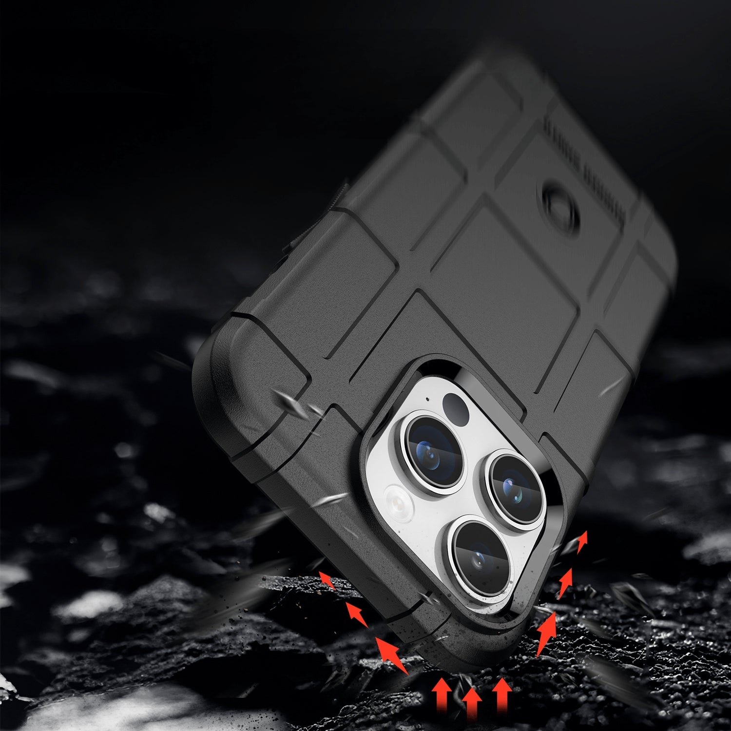 iPhone 15 Pro - Backcase Shield schwarz