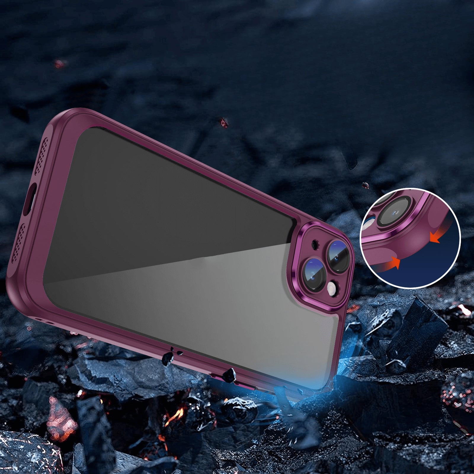 iPhone 15 Plus - Case With Camera Protection