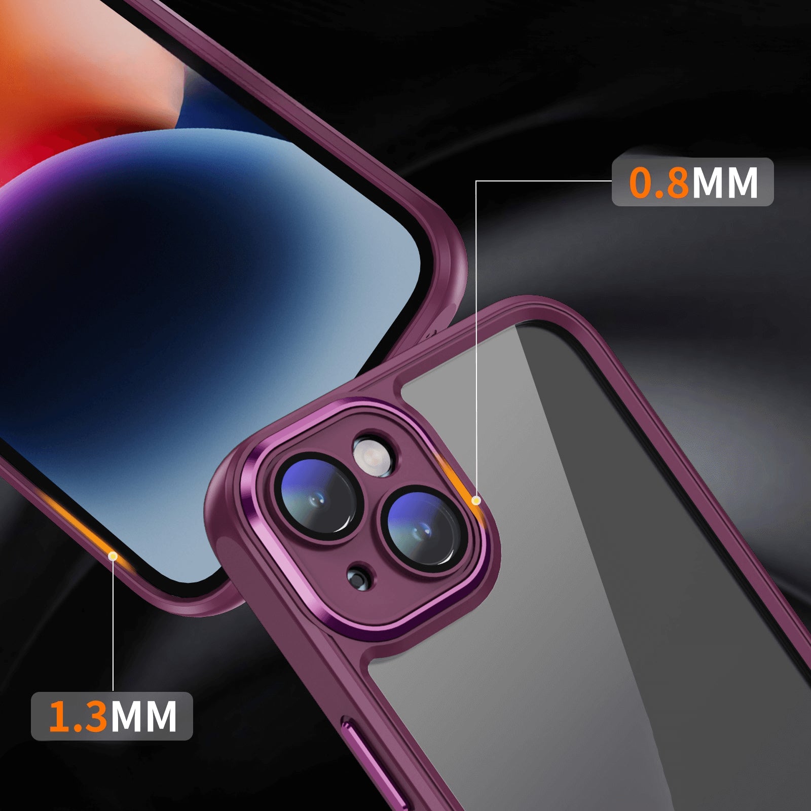 iPhone 15 Plus - Case With Camera Protection