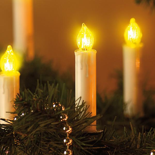LED Lichterkette LED-Kerzen