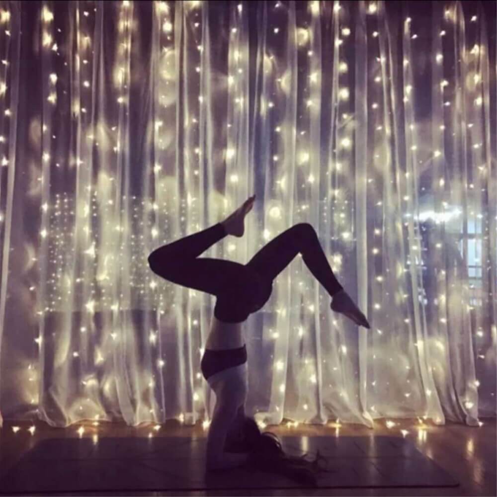 Curtain Light Chain Usb 3X3 M 300 Led