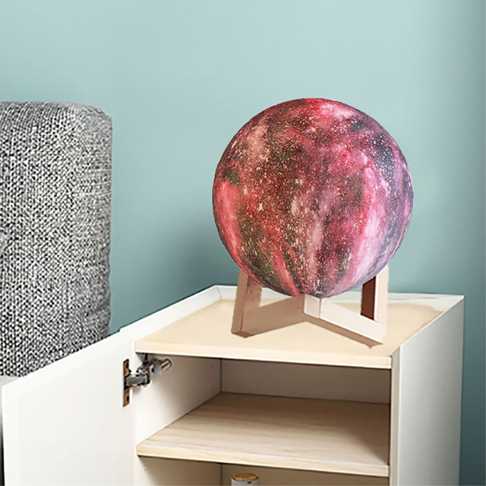 Multicolor LED Mondlampe 3D 8CM Universum