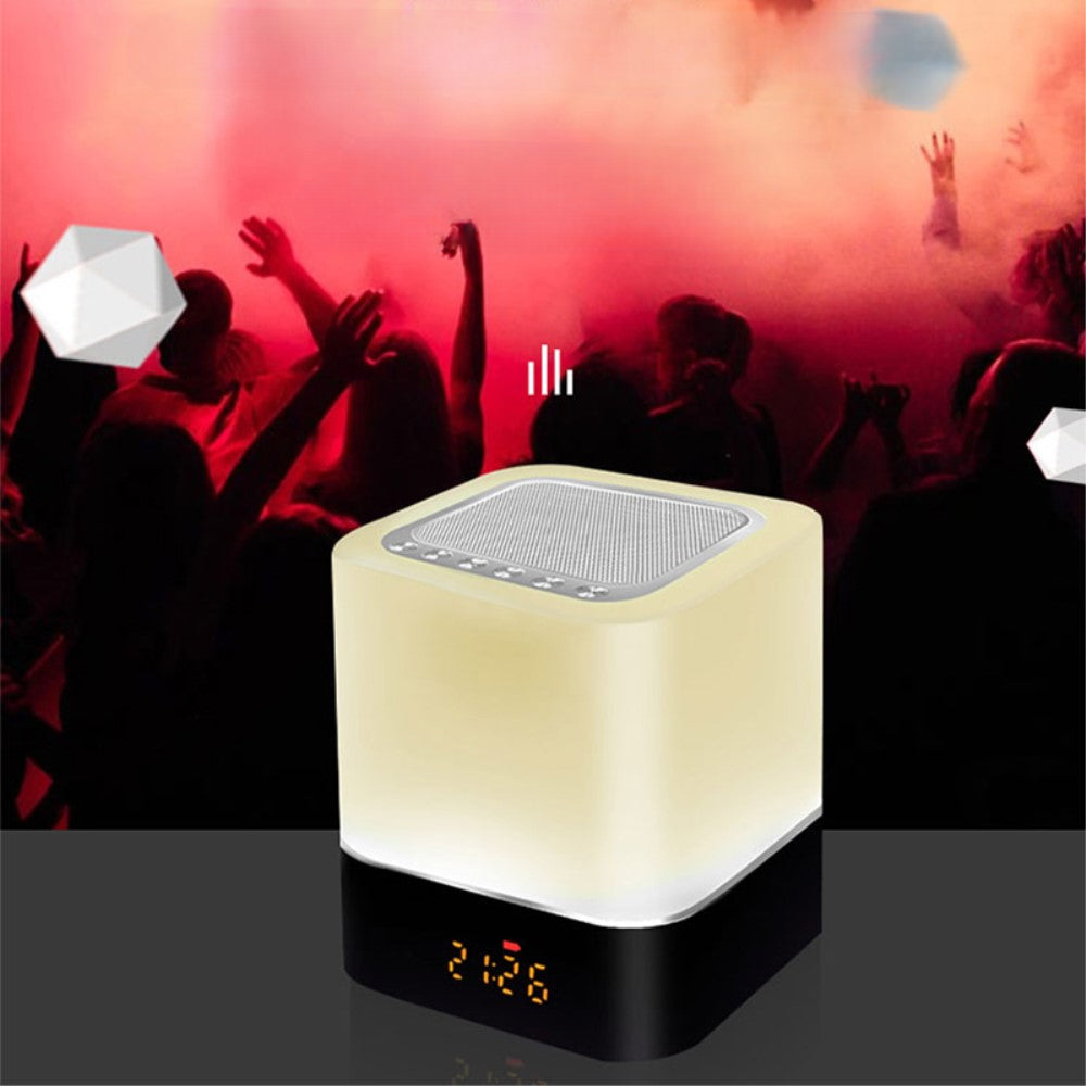 Bluetooth Speaker mit Wecker und LED-Licht