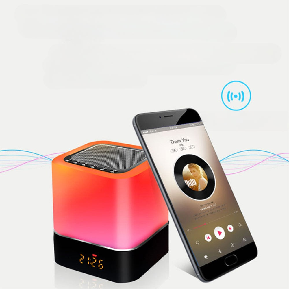 Bluetooth Speaker mit Wecker und LED-Licht