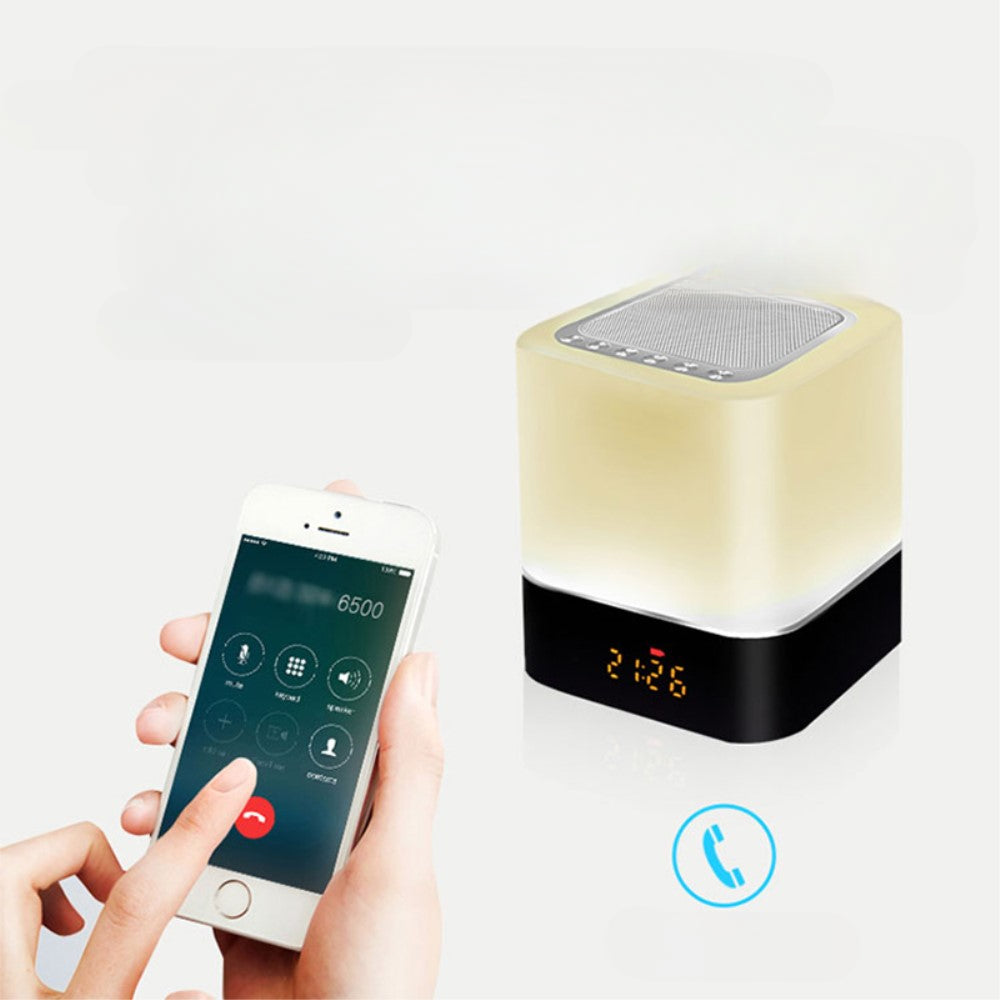 Bluetooth Speaker mit Wecker und LED-Licht