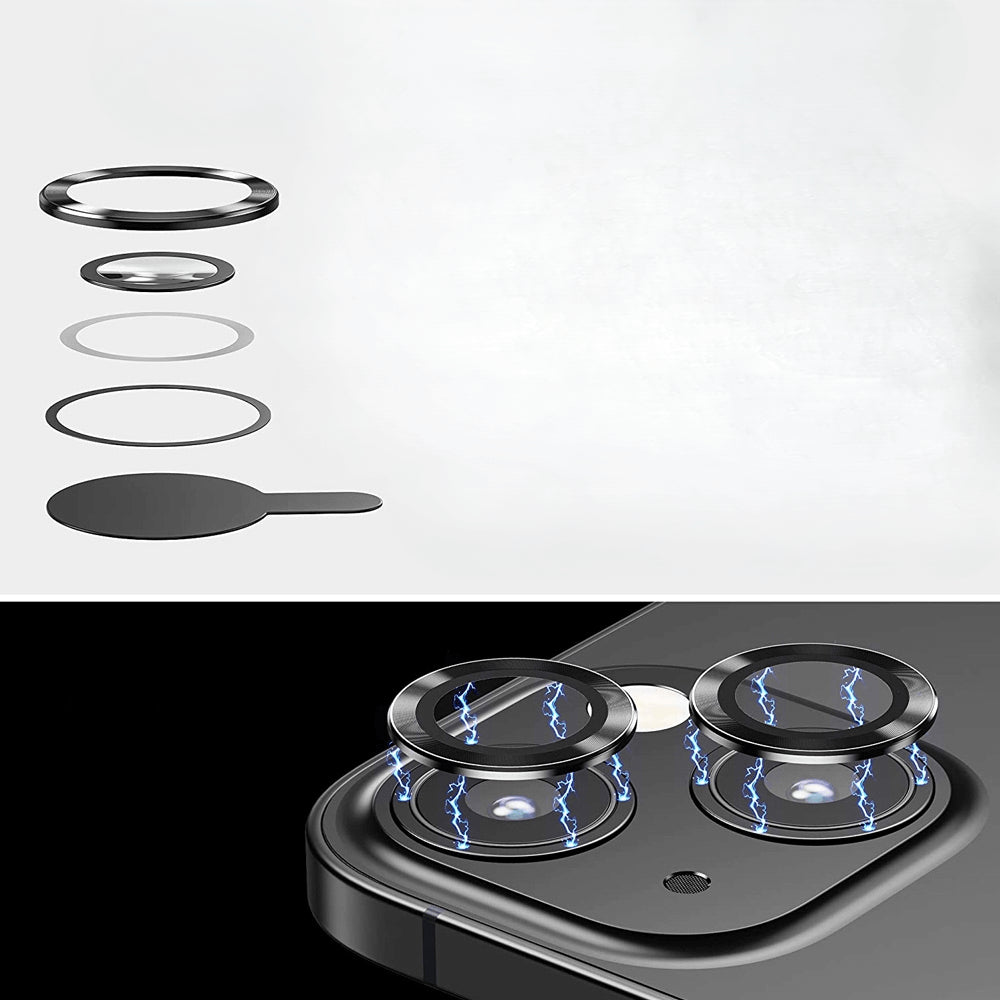 iPhone 15 / 15 Plus - Enkay lentille de caméra Tempered Glass