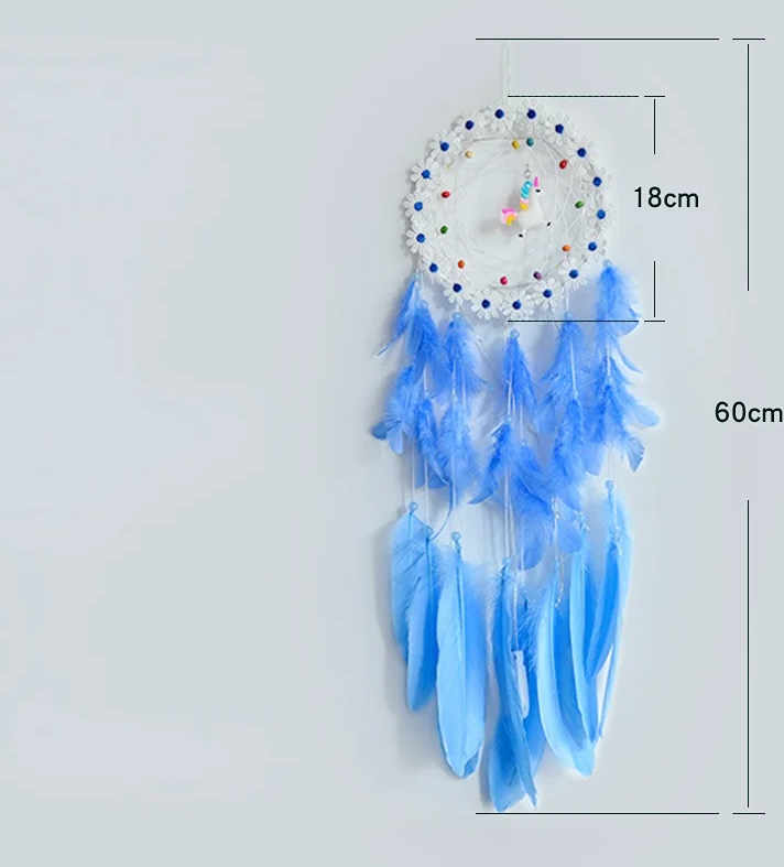 DIY Bastel-Set Traumfänger LED Einhorn