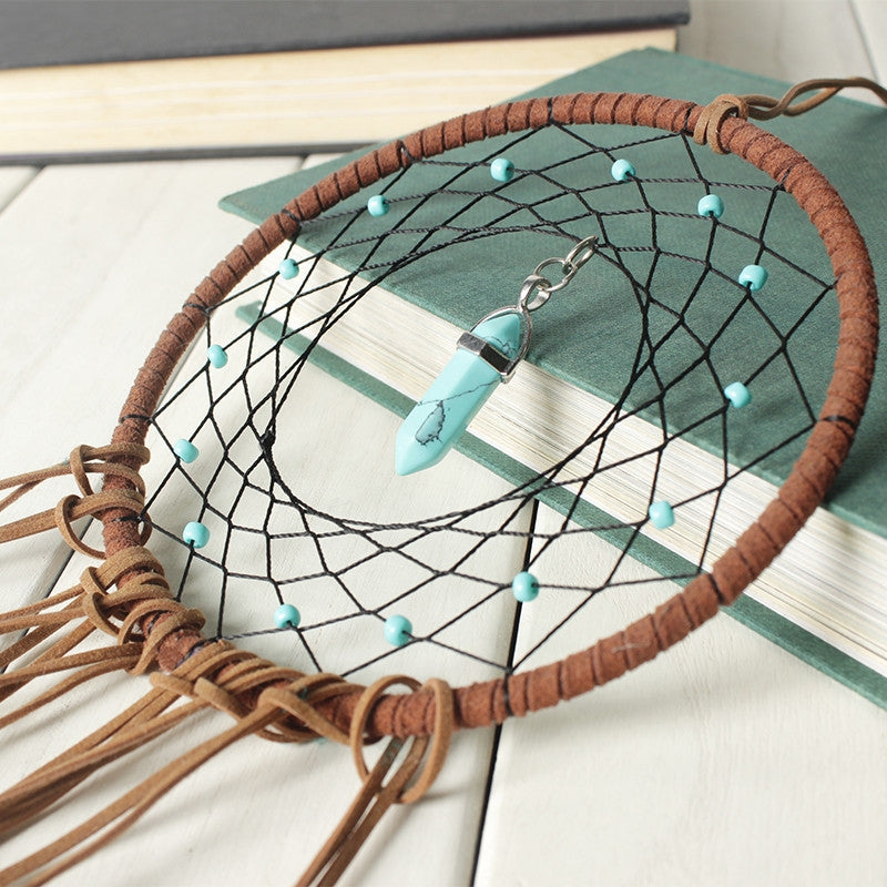 Traumfänger Dreamcatcher indianische Deko türkis