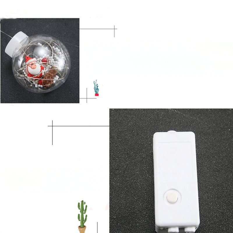 Christmas Baubles Curtain Fairy Lights 3 M