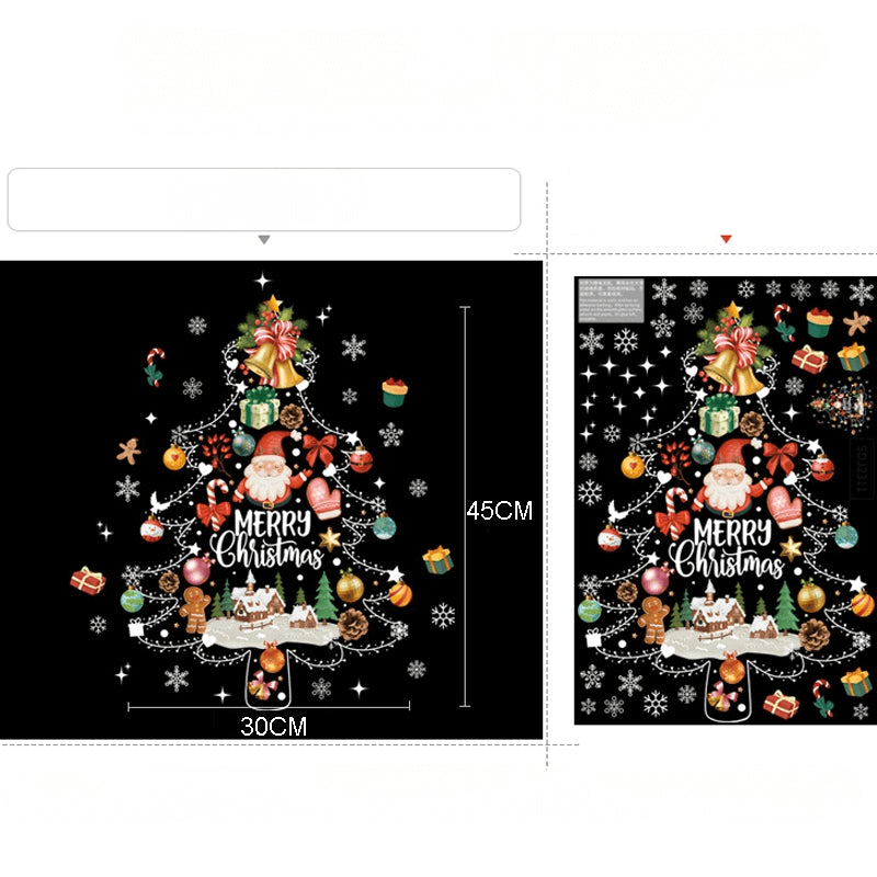 Fenster Sticker Tattoo Merry Christmas