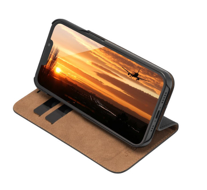 iPhone 14 Plus - JT Berlin Tegel Flip Case schwarz