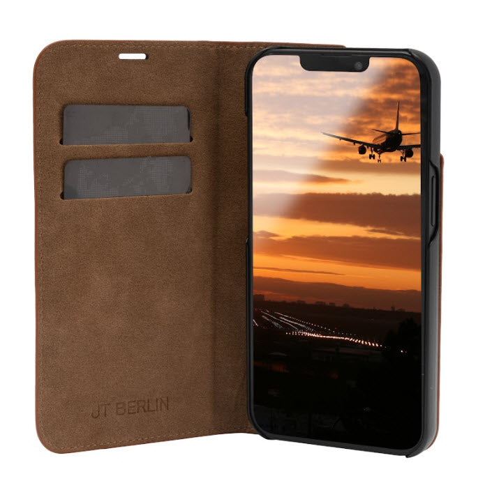 iPhone 14 Plus - JT Berlin Tegel Flip Case schwarz