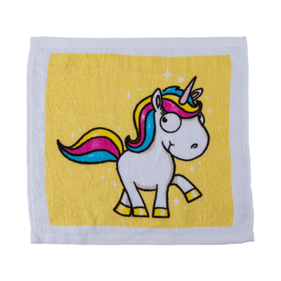 8 Stück Magische Handtücher Einhorn – 30x30 Cm – Expandierbar In Wasser – Mitgebsel Für Kinder