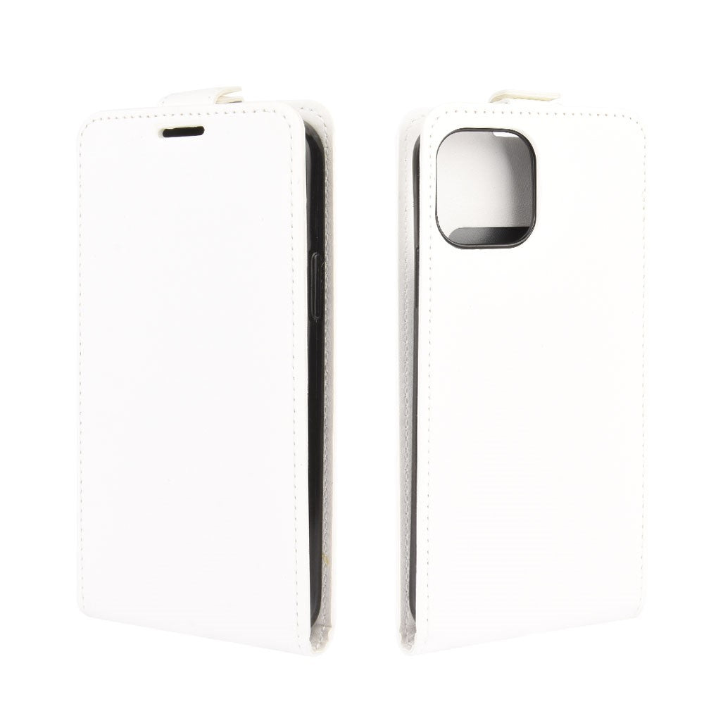 iPhone 12 / 12 Pro - Etui flip classique vertical noir